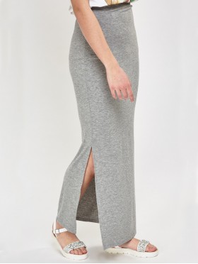 SIDE SLIT MAXI SKIRT